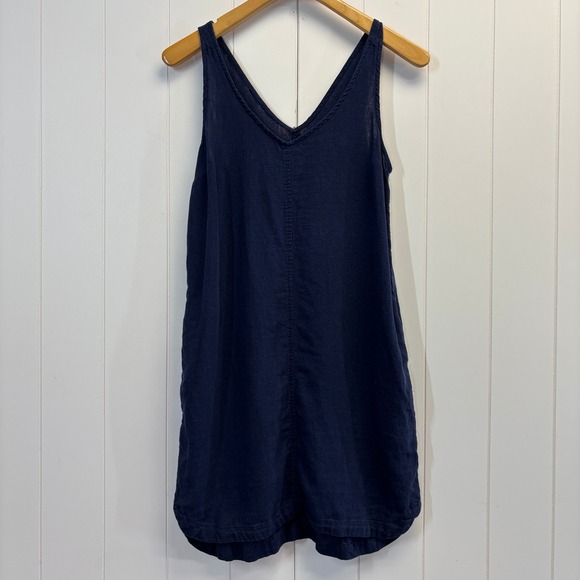 Old Navy Dresses & Skirts - Old Navy Women Scandi Linen Blend Dress Size SP Lagenlook Beach Boho Minimalist